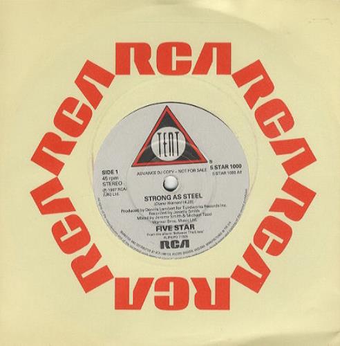 Five Star Strong As Steel 7" vinyl single (7 inch record / 45) UK FIV07ST294504