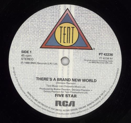Five Star There's A Brand New World 12" vinyl single (12 inch record / Maxi-single) UK FIV12TH187552