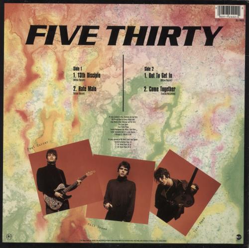 Five Thirty 13th Disciple + Insert 12" vinyl single (12 inch record / Maxi-single) UK FTH12TH78649