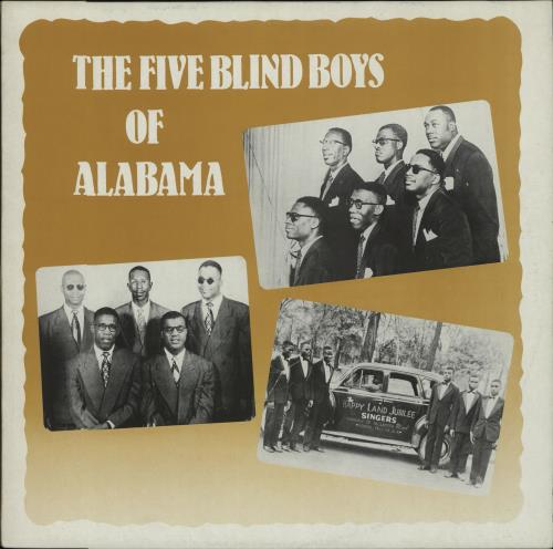 Five Blind Boys The Five Blind Boys Of Alabama UK vinyl LP album (LP