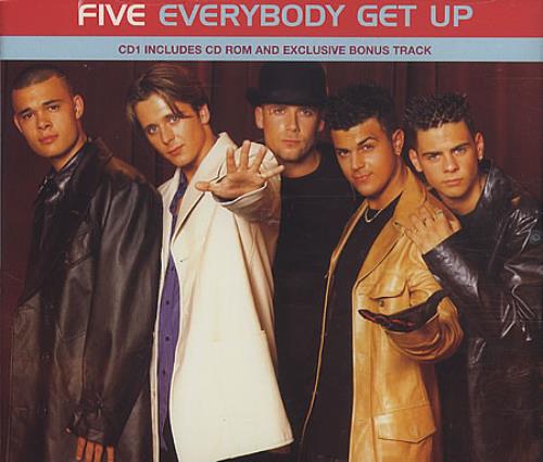 Five Everybody Get Up - CD 1 CD single (CD5 / 5") UK FVEC5EV192677