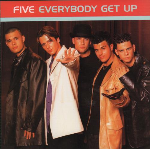 Five Everybody Get Up CD single (CD5 / 5") US FVEC5EV142223