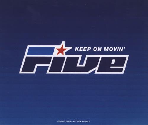 Five Keep On Movin' CD-R acetate UK FVECRKE148891