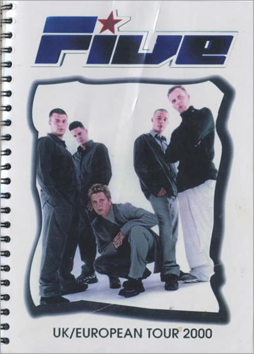 Five UK/European Tour 2000 Itinerary UK FVEITUK468691