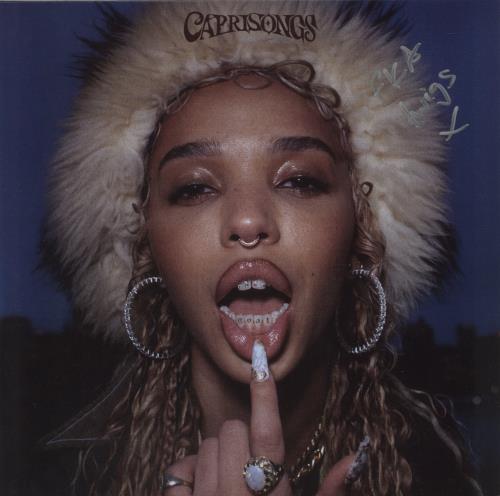 FKA Twigs Caprisongs - Glow In The Dark Vinyl - Autographed vinyl LP album (LP record) UK F8JLPCA878482