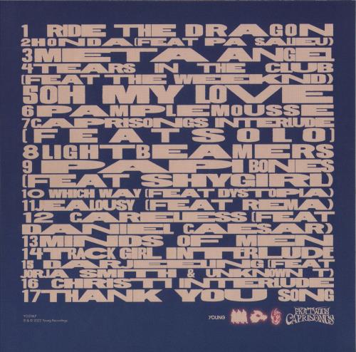 FKA Twigs Caprisongs - Glow In The Dark Vinyl - Autographed vinyl LP album (LP record) UK F8JLPCA878482