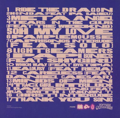 FKA Twigs Caprisongs vinyl LP album (LP record) UK F8JLPCA829967