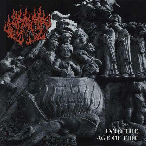 Flame (Metal) Into the Age of Fire vinyl LP album (LP record) German 16RLPIN755428