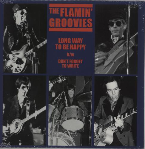 Flamin' Groovies Long Way To Be Happy - Sealed 7" vinyl single (7 inch record / 45) UK FLA07LO763650