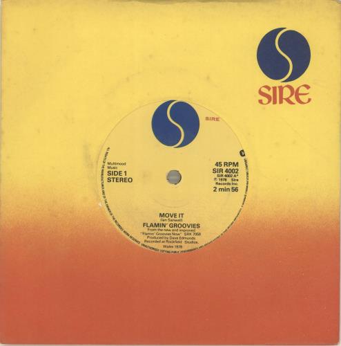 Flamin' Groovies Move It 7" vinyl single (7 inch record / 45) UK FLA07MO694205