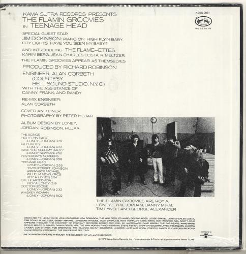 Flamin' Groovies Teenage Head - Sealed vinyl LP album (LP record) US FLALPTE707669