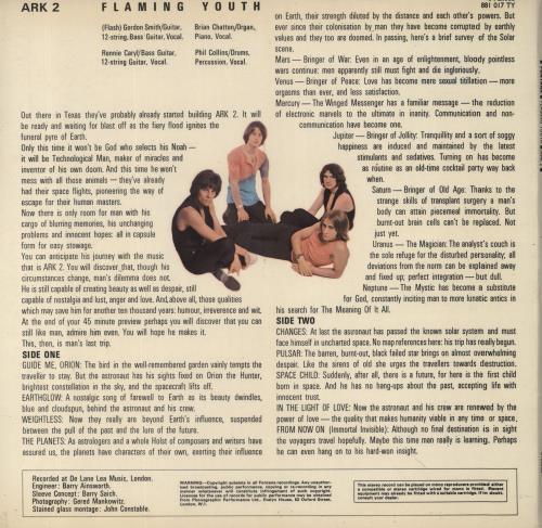Flaming Youth Ark 2 - VG vinyl LP album (LP record) UK FYHLPAR855111