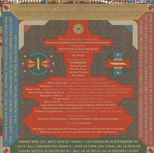 Flamingods Levitation - Gold Vinyl - Dinked Edition - Autographed vinyl LP album (LP record) UK 0MQLPLE854059