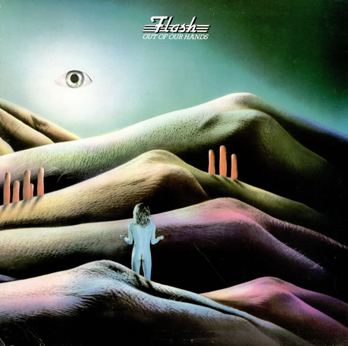 Flash (70s) Out Of Our Hands vinyl LP album (LP record) UK F-SLPOU144569