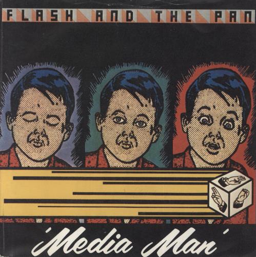 Flash And The Pan Media Man 7" vinyl single (7 inch record / 45) UK FHN07ME825066