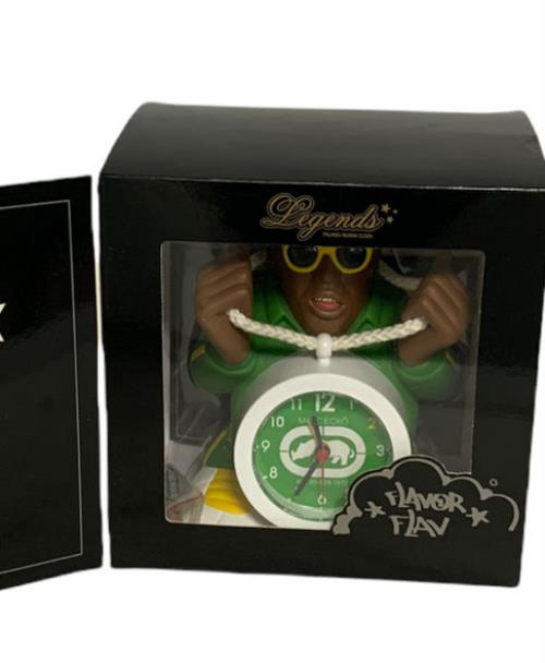 Flavor Flav Talking Alarm Clock - Green & Yellow memorabilia US FC-MMTA776265