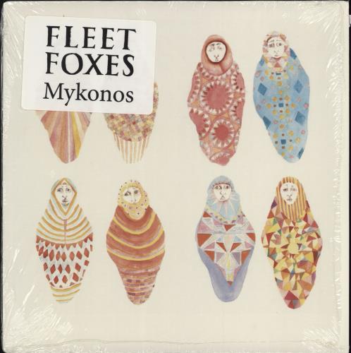 Fleet Foxes Mykonos 7" vinyl single (7 inch record / 45) UK FFX07MY459510