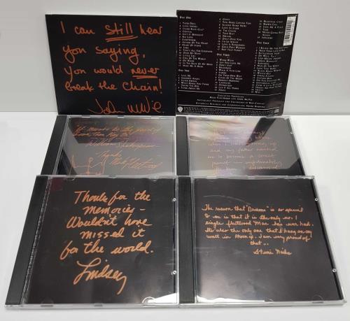 Fleetwood Mac 25 Years The Chain - Autographed CD Album Box Set UK MACDXYE12450