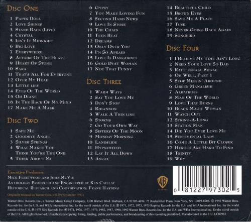 Fleetwood Mac 25 Years: The Chain CD Album Box Set UK MACDXYE657874