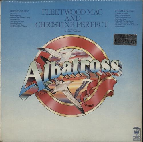 Fleetwood Mac Albatross - Silver Price Sticker vinyl LP album (LP record) UK MACLPAL868188