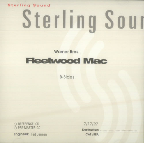 Fleetwood Mac B-Sides CD-R acetate US MACCRBS543651