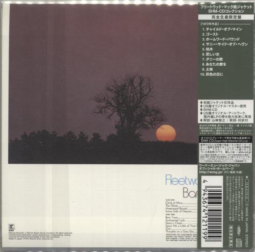 Fleetwood Mac Bare Trees SHM CD Japanese MACHMBA637221