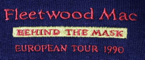 Fleetwood Mac Behind The Mask European Tour 1990 Crew Top t-shirt UK MACTSBE540740