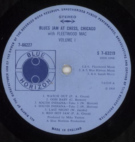 Fleetwood Mac Blues Jam At Chess - VG 2-LP vinyl record set (Double LP Album) UK MAC2LBL780870