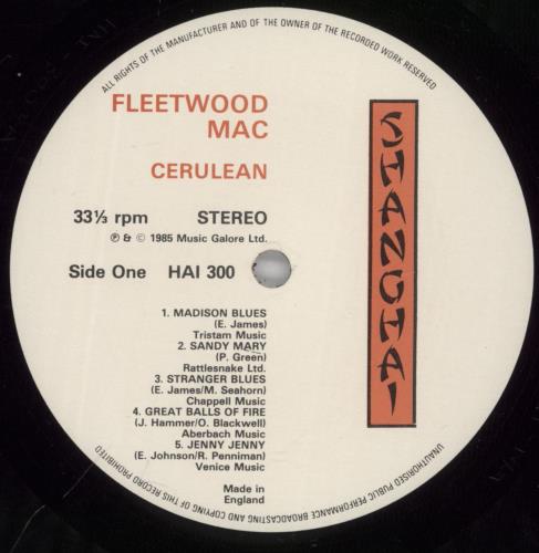 Fleetwood Mac Cerulean 2-LP vinyl record set (Double LP Album) UK MAC2LCE327136