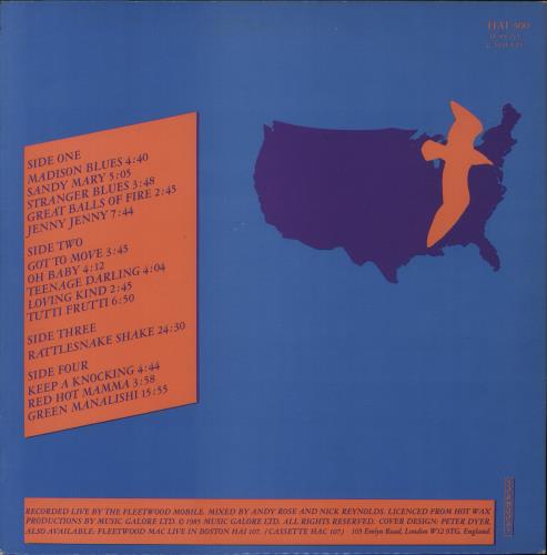 Fleetwood Mac Cerulean 2-LP vinyl record set (Double LP Album) UK MAC2LCE327136