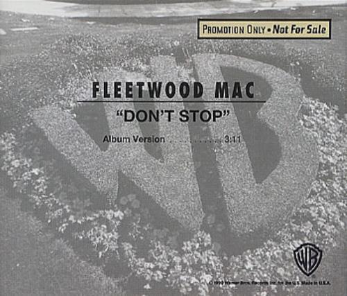 Fleetwood Mac Don't Stop CD single (CD5 / 5") US MACC5DO35722