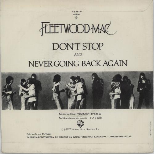 Fleetwood Mac Don't Stop 7" vinyl single (7 inch record / 45) Portuguese MAC07DO666352