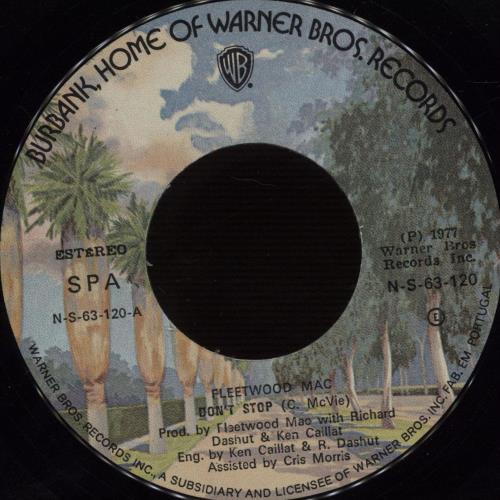 Fleetwood Mac Don't Stop 7" vinyl single (7 inch record / 45) Portuguese MAC07DO666352