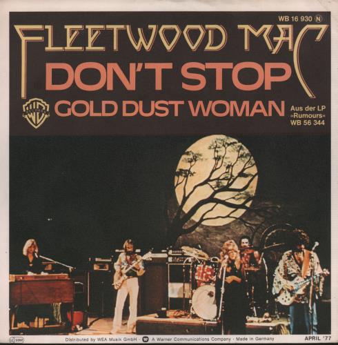Fleetwood Mac Don't Stop 7" vinyl single (7 inch record / 45) German MAC07DO666353