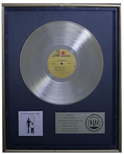 Fleetwood Mac Fleetwood Mac - Gold Floater RIAA award disc US MACAWFL536927