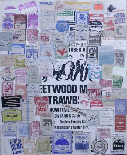 Fleetwood Mac Gig Billboard With Access Pass Collection display US MACDIGI536906