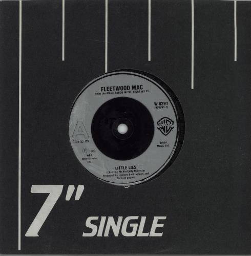Fleetwood Mac Little Lies 7" vinyl single (7 inch record / 45) UK MAC07LI665246