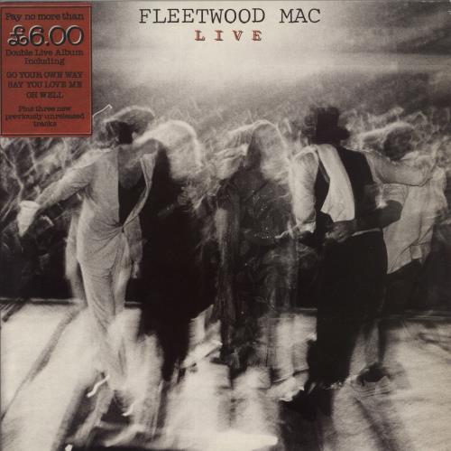 Fleetwood Mac Live - Sticker 2-LP vinyl record set (Double LP Album) UK MAC2LLI864354