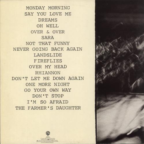 Fleetwood Mac Live - Sticker 2-LP vinyl record set (Double LP Album) UK MAC2LLI864354