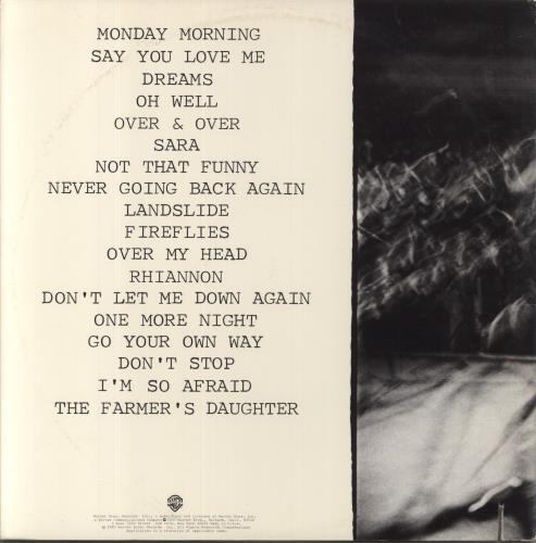 Fleetwood Mac Live 2-LP vinyl record set (Double LP Album) US MAC2LLI544028