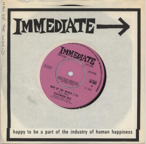 Fleetwood Mac Man Of The World - 1st 7" vinyl single (7 inch record / 45) UK MAC07MA173570