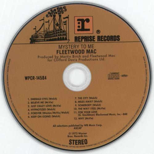 Fleetwood Mac Mystery To Me SHM CD Japanese MACHMMY637213