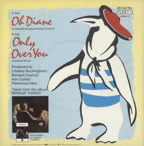 Fleetwood Mac Oh Diane 7" vinyl single (7 inch record / 45) UK MAC07OH200324