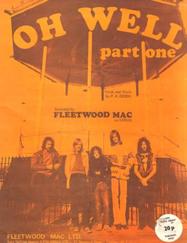 Fleetwood Mac Oh Well sheet music UK MACSMOH340837