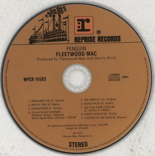 Fleetwood Mac Penguin SHM CD Japanese MACHMPE637223