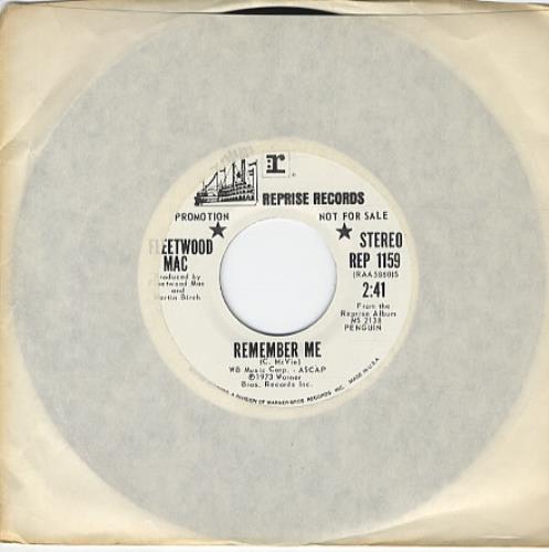 Fleetwood Mac Remember Me 7" vinyl single (7 inch record / 45) US MAC07RE333882
