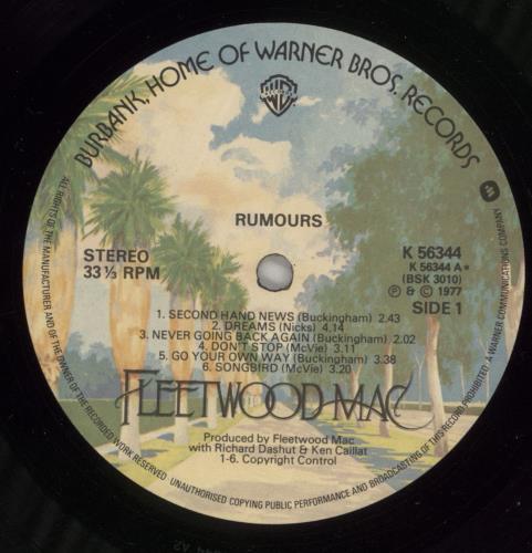 Fleetwood Mac Rumours - 1st + Insert - Shrink vinyl LP album (LP record) US MACLPRU879177