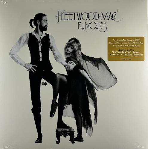 Fleetwood Mac Rumours - Black Vinyl + Gold Hype Sticker - Sealed vinyl LP album (LP record) UK MACLPRU873182