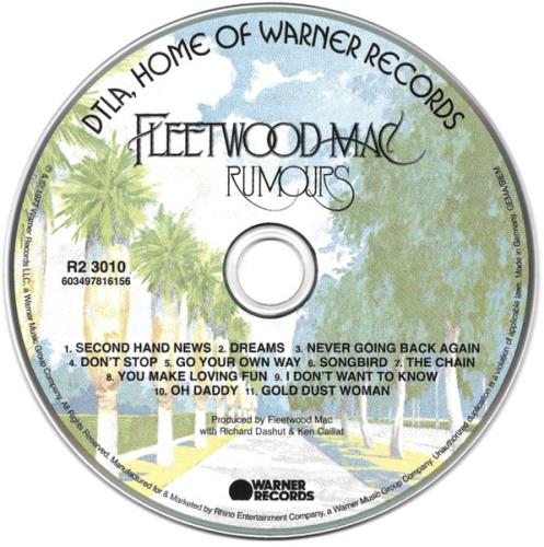 Fleetwood Mac Rumours - CD Edition + Gold Hype Sticker - Sealed CD album (CDLP) UK MACCDRU881017