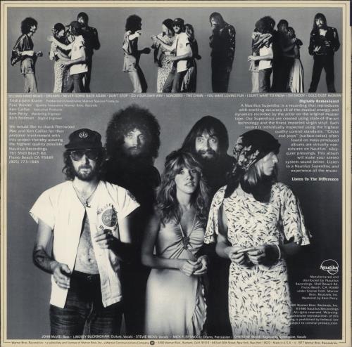 Fleetwood Mac Rumours - Nautilus SuperDiscs vinyl LP album (LP record) US MACLPRU94435